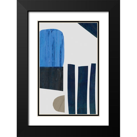 Cobble II Black Modern Wood Framed Art Print with Double Matting by Selkirk, Edward