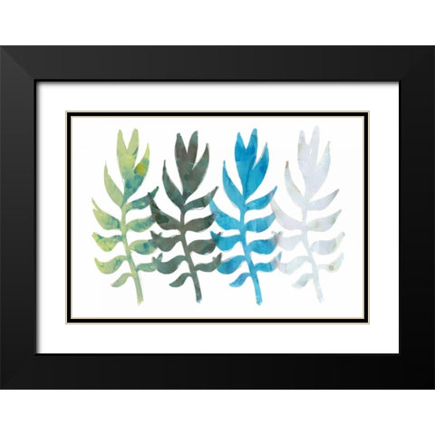 Progression Black Modern Wood Framed Art Print with Double Matting by Selkirk, Edward