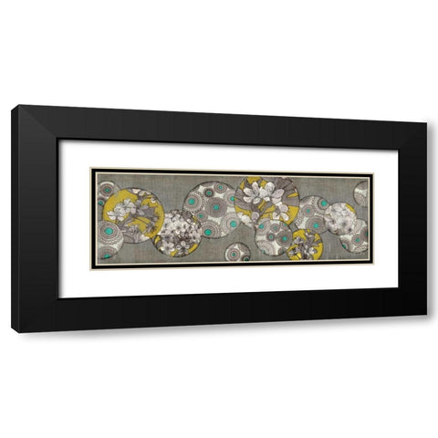 Blossom Bubbles II Black Modern Wood Framed Art Print with Double Matting by Selkirk, Edward