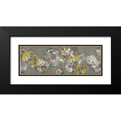 Blossom Bubbles II Black Modern Wood Framed Art Print with Double Matting by Selkirk, Edward