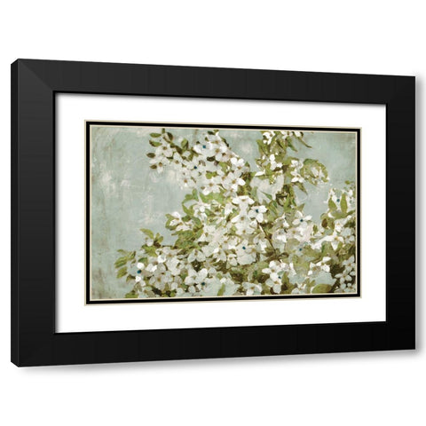 Mint Blossom Black Modern Wood Framed Art Print with Double Matting by Selkirk, Edward