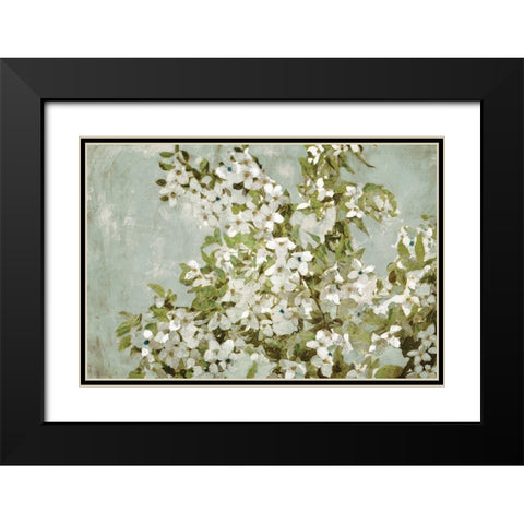 Mint Blossom Black Modern Wood Framed Art Print with Double Matting by Selkirk, Edward