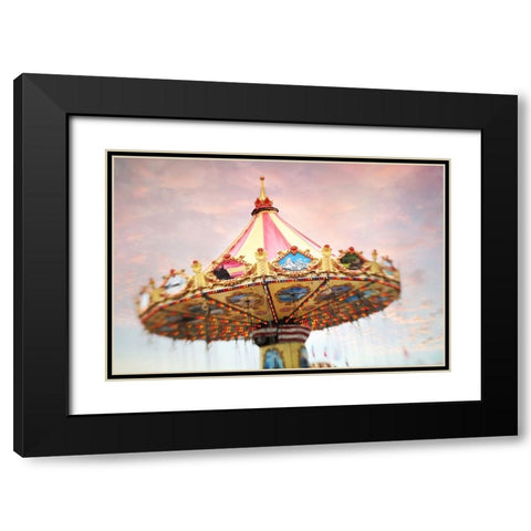 Dusk at the Fair Black Modern Wood Framed Art Print with Double Matting by Cook, Sylvia