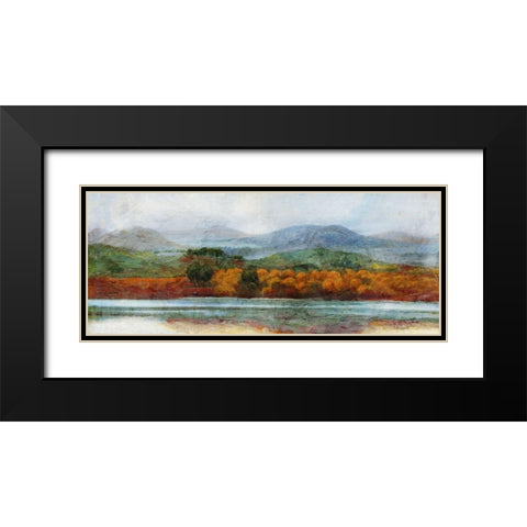 Autumn Afternoon  Black Modern Wood Framed Art Print with Double Matting by Theodosiou, Matina
