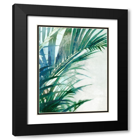 Lush Tropical  Black Modern Wood Framed Art Print with Double Matting by Theodosiou, Matina