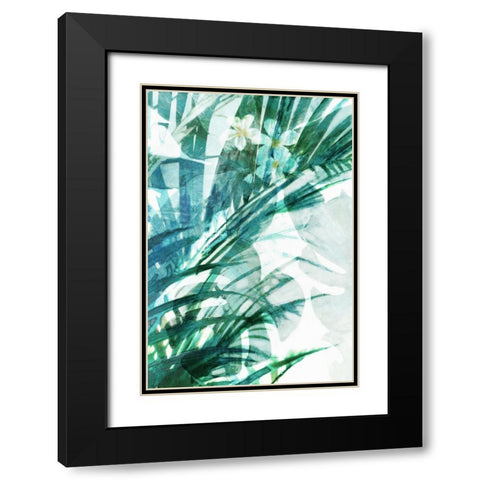 Through the Tropic Black Modern Wood Framed Art Print with Double Matting by Theodosiou, Matina