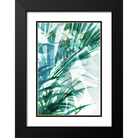 Through the Tropic Black Modern Wood Framed Art Print with Double Matting by Theodosiou, Matina