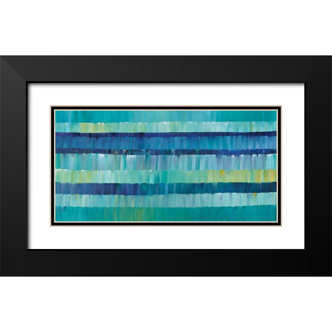 Port Credit Black Modern Wood Framed Art Print with Double Matting by Gress, Thomas