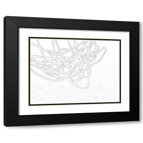 Neutral Swirls II  Black Modern Wood Framed Art Print with Double Matting by Trimmel, Petra