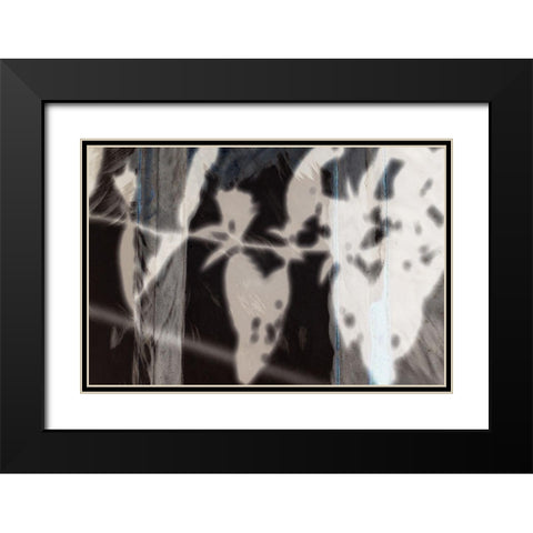 Trailing Vines I Black Modern Wood Framed Art Print with Double Matting by Trimmel, Petra