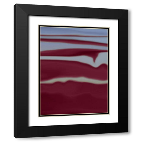 Sandstorm Black Modern Wood Framed Art Print with Double Matting by Petra Trimmel