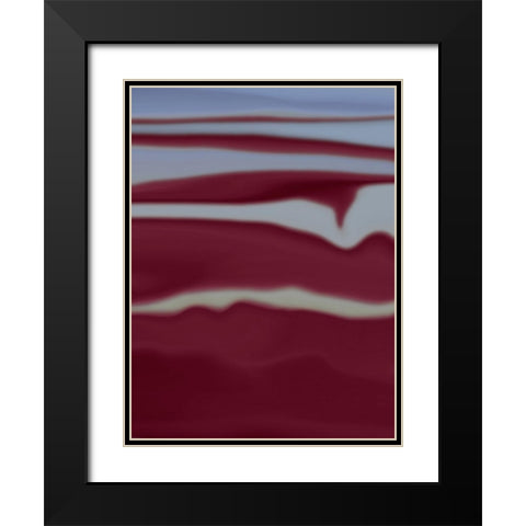 Sandstorm Black Modern Wood Framed Art Print with Double Matting by Petra Trimmel