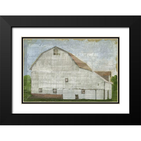 Country Barn I  Black Modern Wood Framed Art Print with Double Matting by Stellar Design Studio