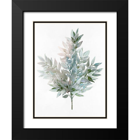 Natures Duet I Black Modern Wood Framed Art Print with Double Matting by Stellar Design Studio