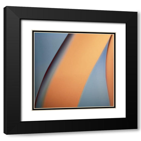 Orange Highway II Black Modern Wood Framed Art Print with Double Matting by Surma and Guillen