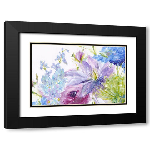 Gathered Garden  Black Modern Wood Framed Art Print with Double Matting by Pepe, Susan