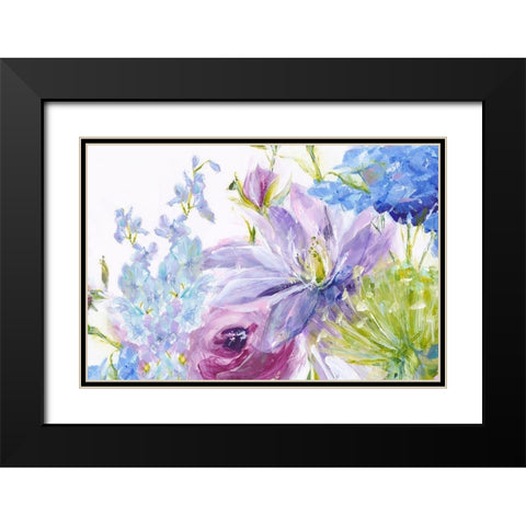 Gathered Garden  Black Modern Wood Framed Art Print with Double Matting by Pepe, Susan