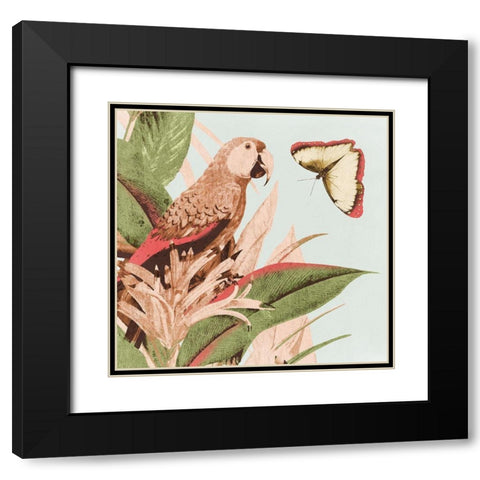 Tropical Life Black Modern Wood Framed Art Print with Double Matting by Surma