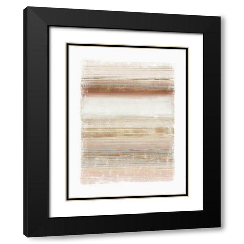 Magnetic  Black Modern Wood Framed Art Print with Double Matting by Medvedeva, Anna