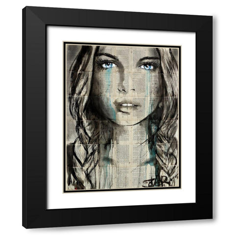 Blue Shore  Black Modern Wood Framed Art Print with Double Matting by Jover, Loui