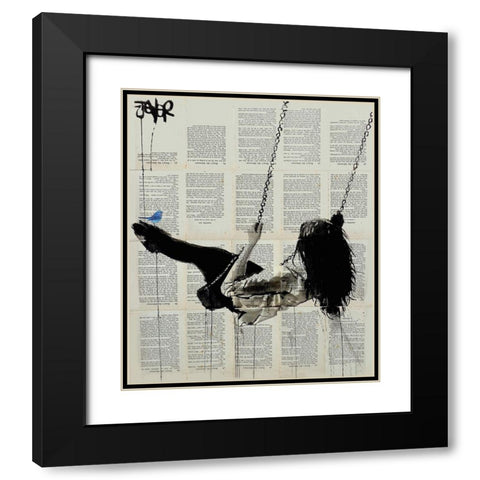 Where Nothing Matters  Black Modern Wood Framed Art Print with Double Matting by Jover, Loui