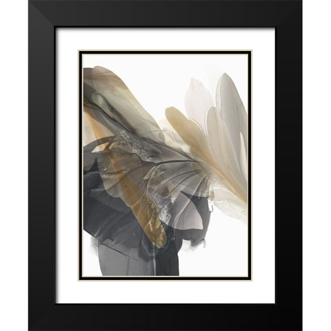 Emerging Gold I  Black Modern Wood Framed Art Print with Double Matting by McFarland, Vicki