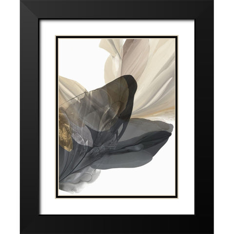 Emerging Gold II Black Modern Wood Framed Art Print with Double Matting by McFarland, Vicki