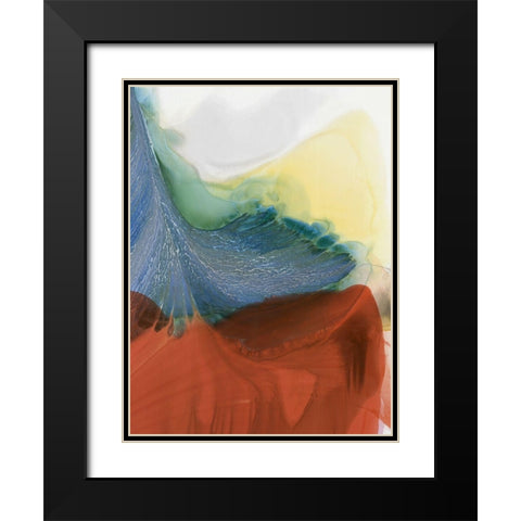Ecstatic Dance I  Black Modern Wood Framed Art Print with Double Matting by McFarland, Vicki