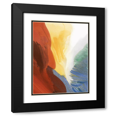 Ecstatic Dance II Black Modern Wood Framed Art Print with Double Matting by McFarland, Vicki