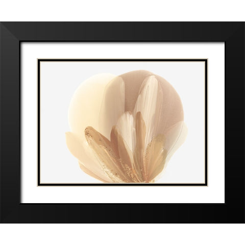 Twilight Bloom I Black Modern Wood Framed Art Print with Double Matting by McFarland, Vicki