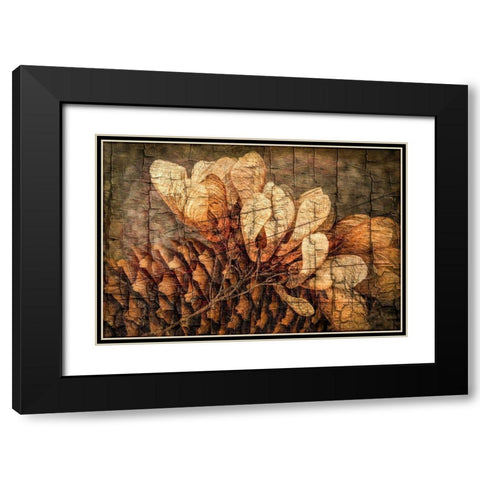 Autumnal Details I Black Modern Wood Framed Art Print with Double Matting by Vincze