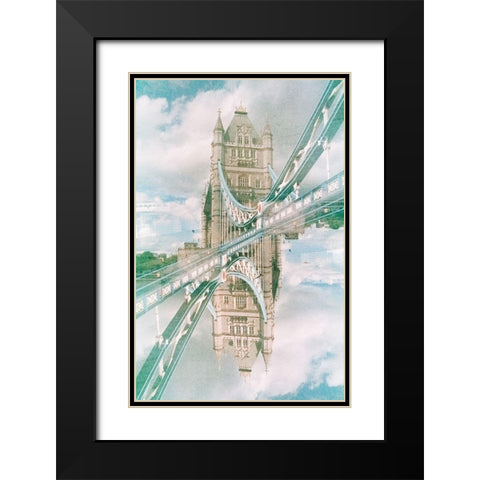 The Inbetween  Black Modern Wood Framed Art Print with Double Matting by Vandenabeele, Robin