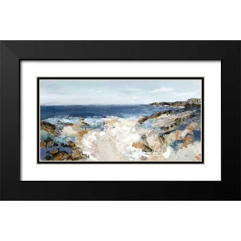 Path to the Sea  Black Modern Wood Framed Art Print with Double Matting by Mavis, Luna