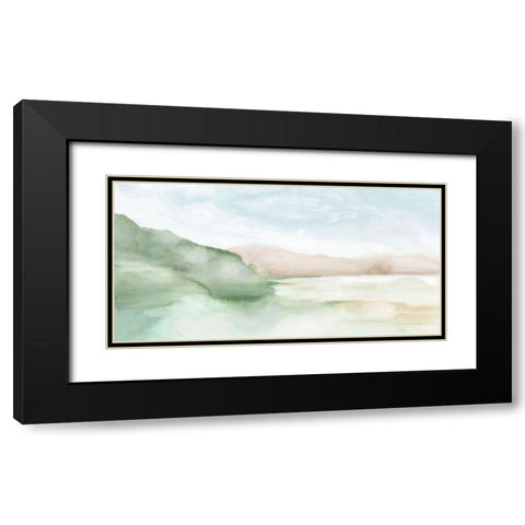 Terracotta Land I  Black Modern Wood Framed Art Print with Double Matting by Mavis, Luna