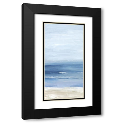Beach Landscape I Black Modern Wood Framed Art Print with Double Matting by Mavis, Luna