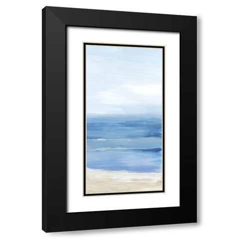 Beach Landscape II Black Modern Wood Framed Art Print with Double Matting by Mavis, Luna