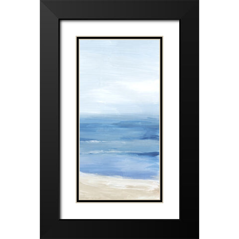 Beach Landscape II Black Modern Wood Framed Art Print with Double Matting by Mavis, Luna