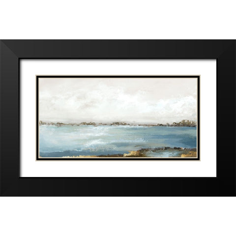 Splendor Moment Black Modern Wood Framed Art Print with Double Matting by Mavis, Luna