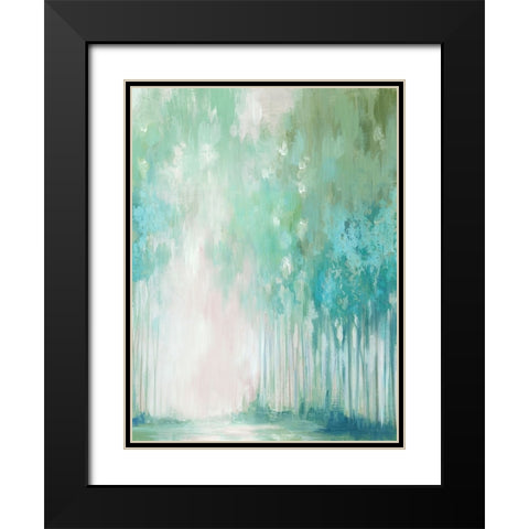 Whispers of the Woods II Black Modern Wood Framed Art Print with Double Matting by Mavis, Luna