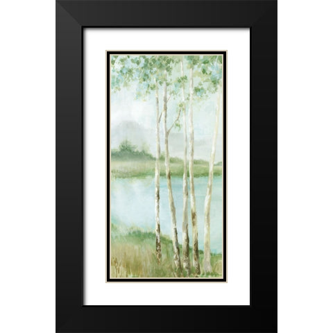 Birchwood Enchantment I Black Modern Wood Framed Art Print with Double Matting by Mavis, Luna