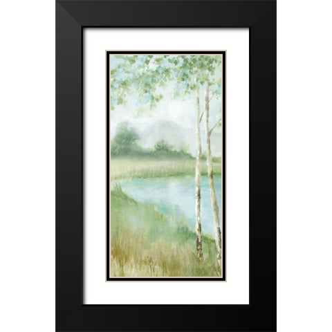 Birchwood Enchantment II Black Modern Wood Framed Art Print with Double Matting by Mavis, Luna