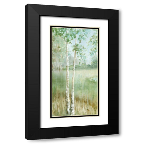 Birchwood Enchantment III Black Modern Wood Framed Art Print with Double Matting by Mavis, Luna