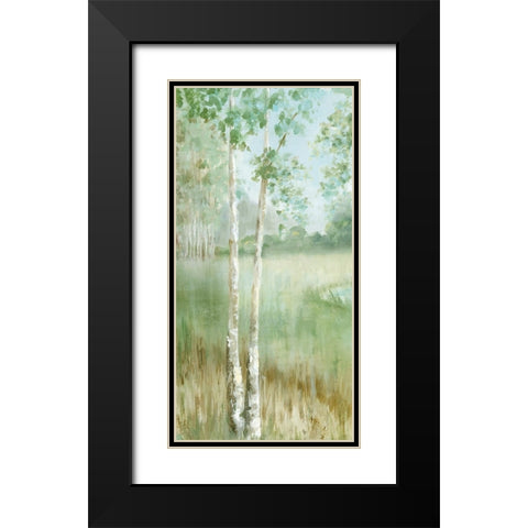 Birchwood Enchantment III Black Modern Wood Framed Art Print with Double Matting by Mavis, Luna