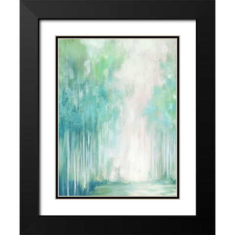 Whispers of the Woods I Black Modern Wood Framed Art Print with Double Matting by Mavis, Luna