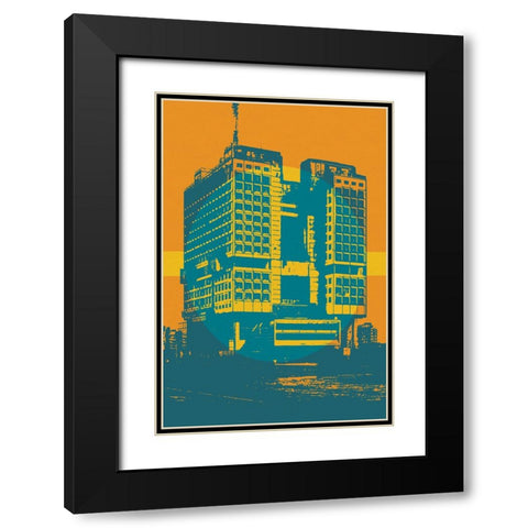 Architecture IV Black Modern Wood Framed Art Print with Double Matting by William, Gary