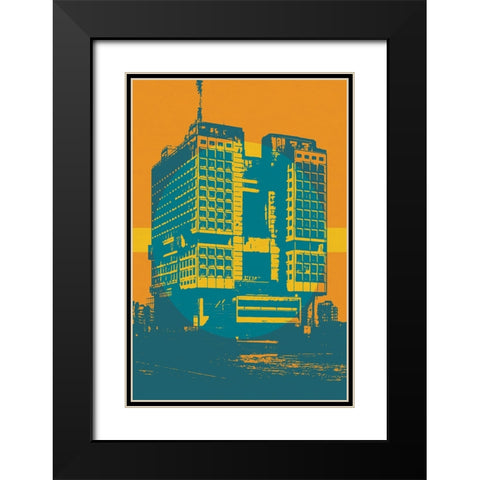 Architecture IV Black Modern Wood Framed Art Print with Double Matting by William, Gary
