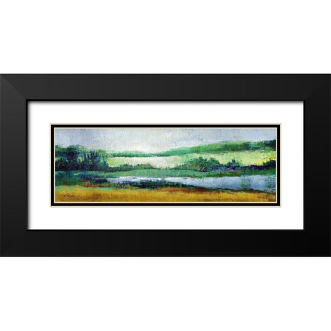 Sunset Black Modern Wood Framed Art Print with Double Matting by Kroeker, Wendy