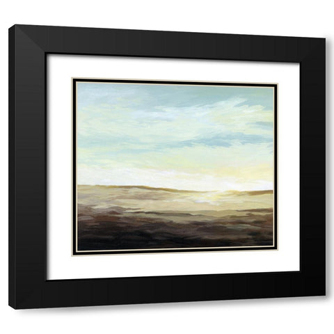 A Zen Morning Black Modern Wood Framed Art Print with Double Matting by Kroker, Wendy