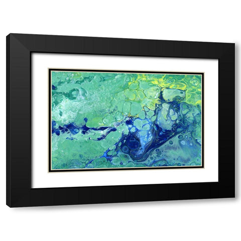 Surface Tension Black Modern Wood Framed Art Print with Double Matting by Kroker, Wendy