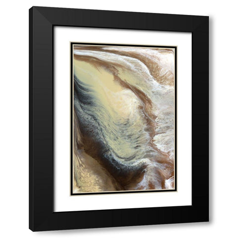 Caramel Black Modern Wood Framed Art Print with Double Matting by Kroeker, Wendy